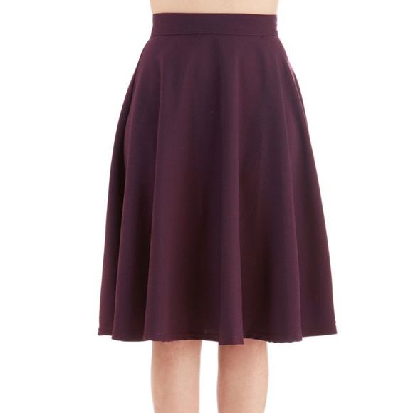 Modcloth Dresses & Skirts - Bugle Joy Skirt Purple Modcloth L